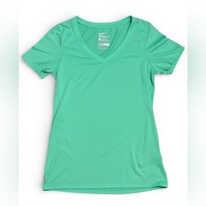 Nike Mint Dri-Fit Athletic Cut Tee Shirt